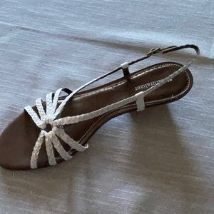 White sandals NWT